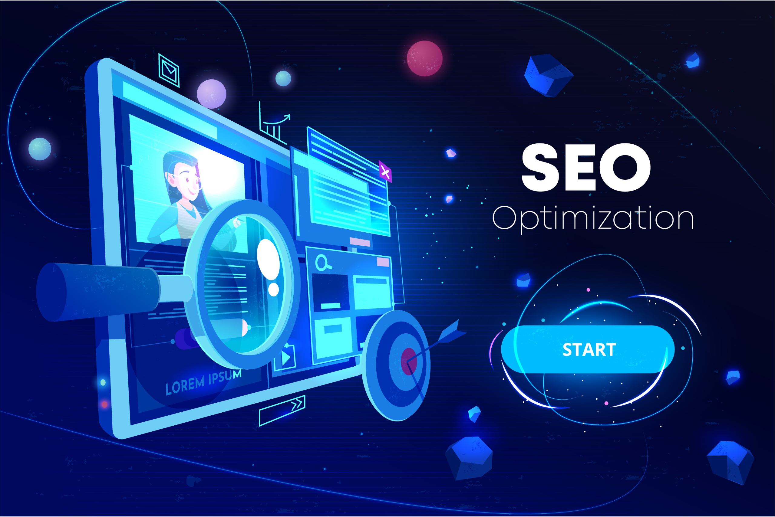 Professional website design services by Bullzeye Services